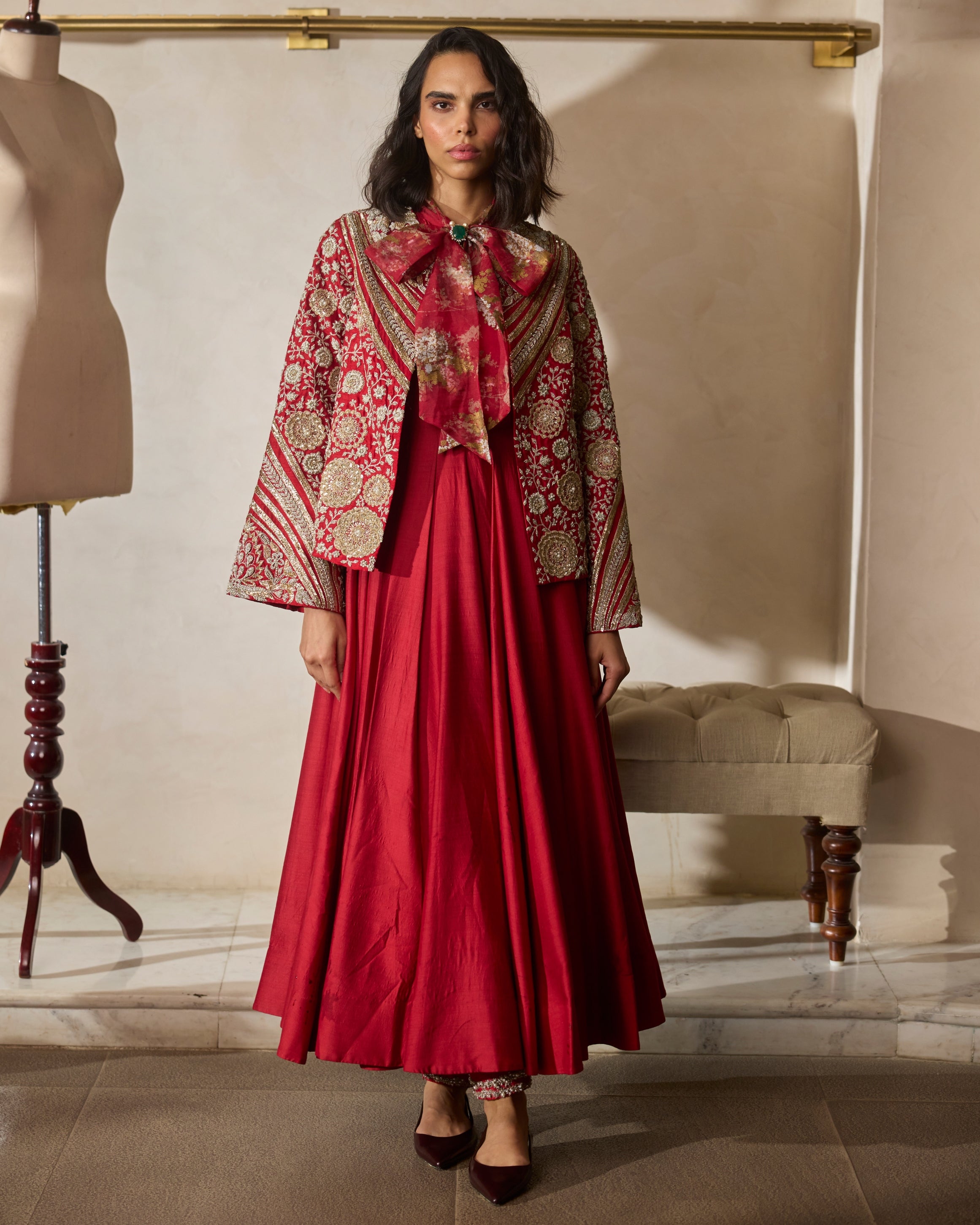 Petra Jacket Anarkali Set