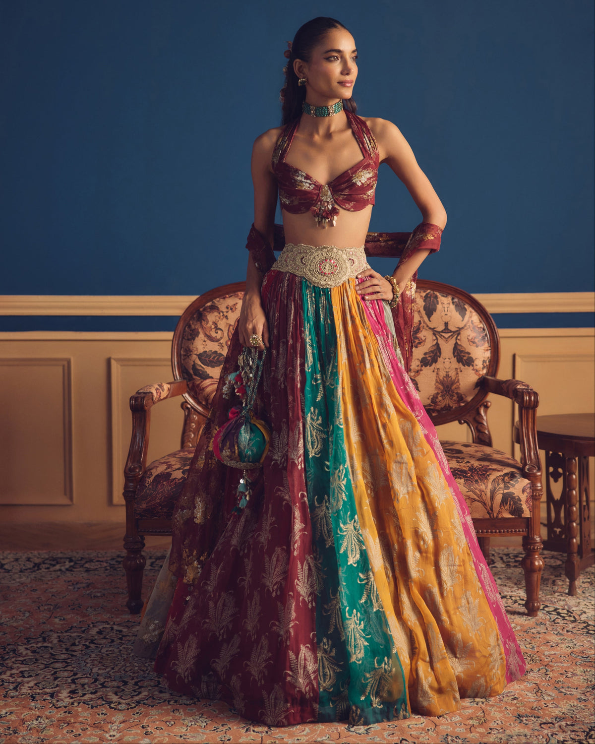 Arwa Multicolour Lehenga Set