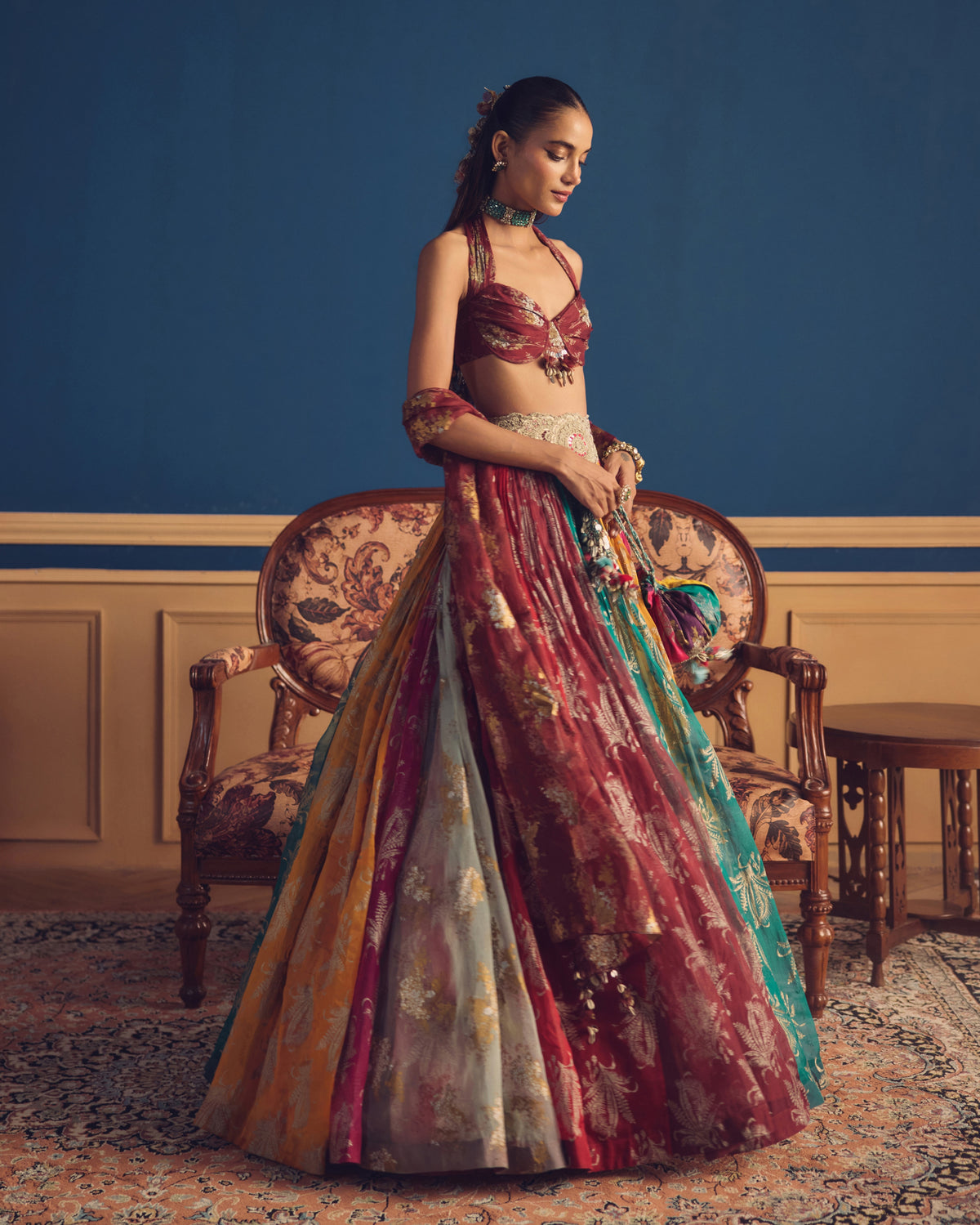 Arwa Multicolour Lehenga Set