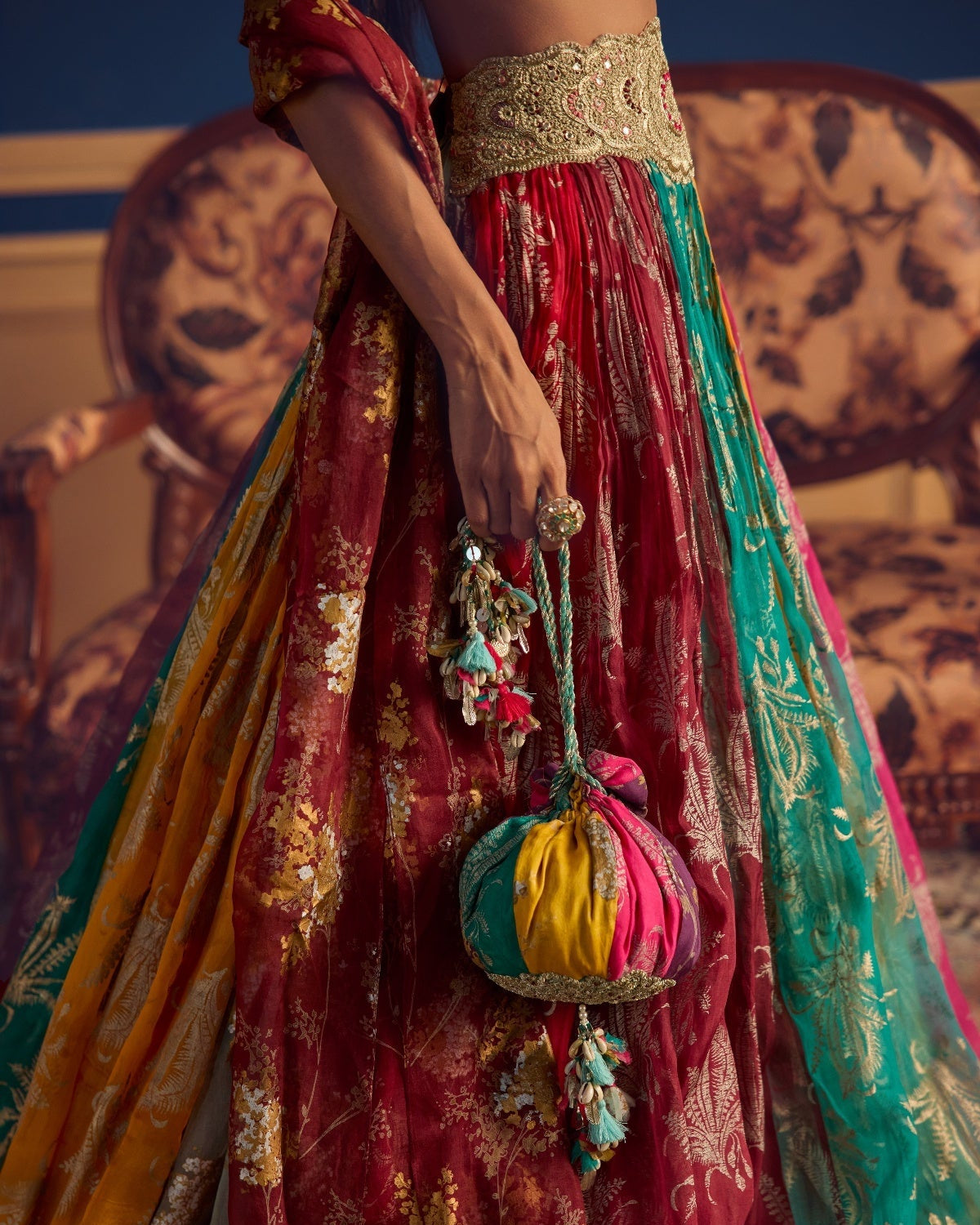 Arwa Multicolour Lehenga Set