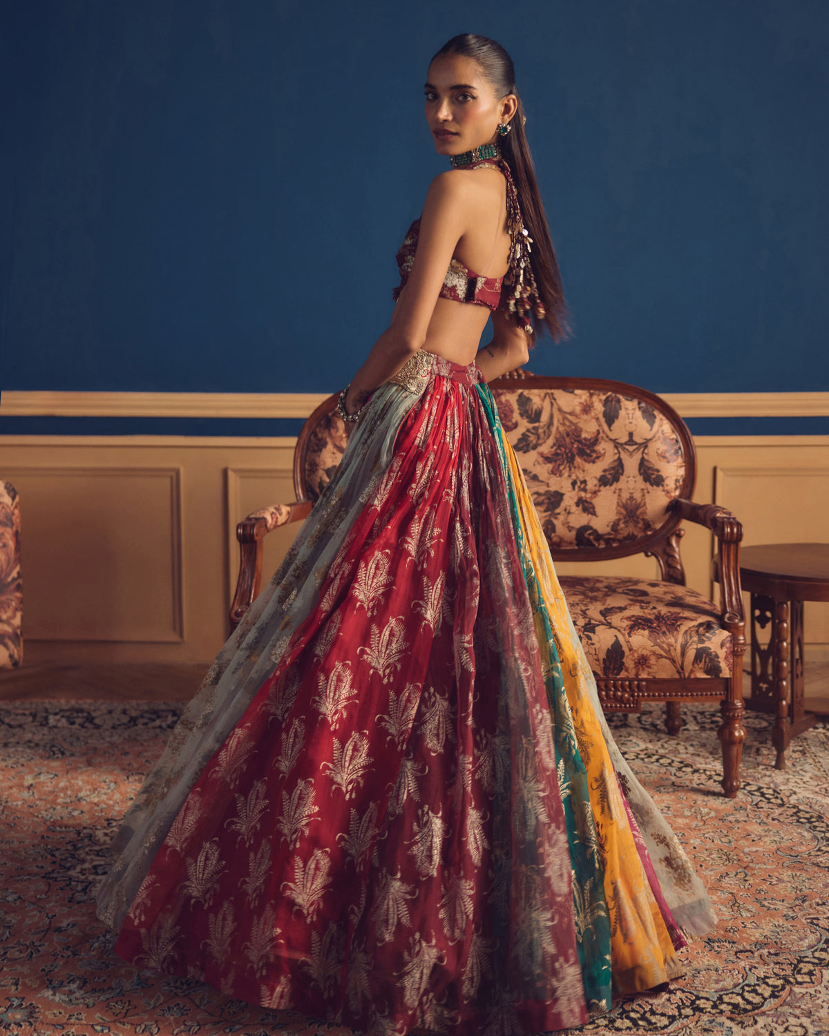 Arwa Multicolour Lehenga Set