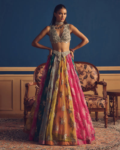 Aleena Multicolour Lehenga Set