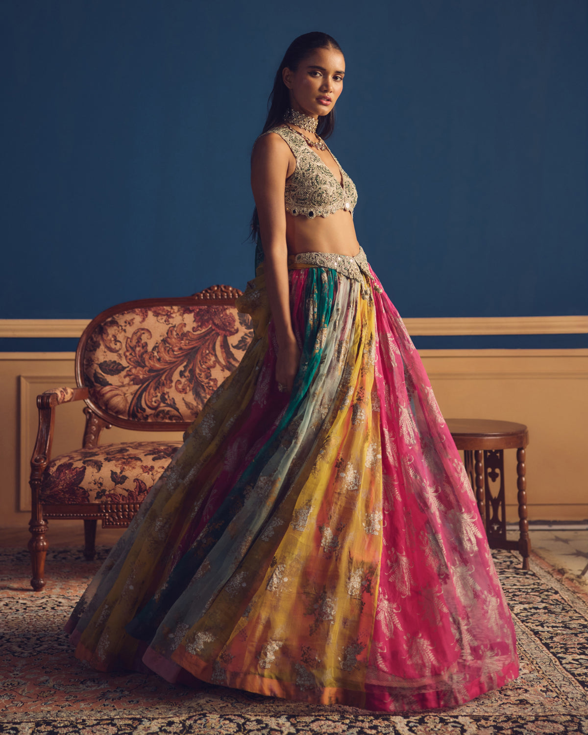 Aleena Multicolour Lehenga Set