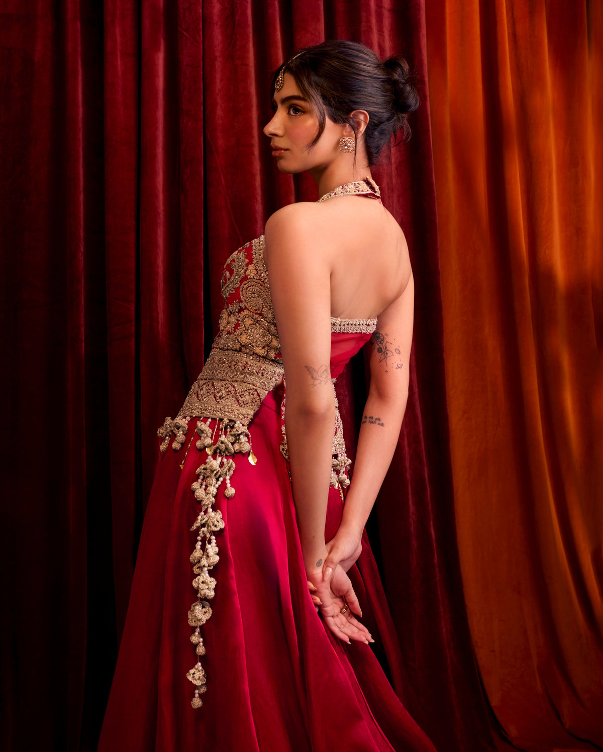 Khushi Red Lehenga Set