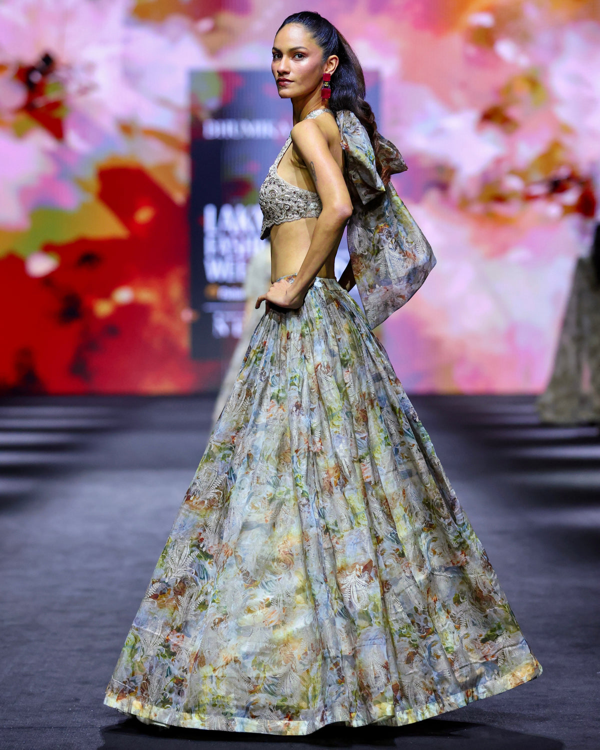 Camila Nude Brocade Lehenga Set
