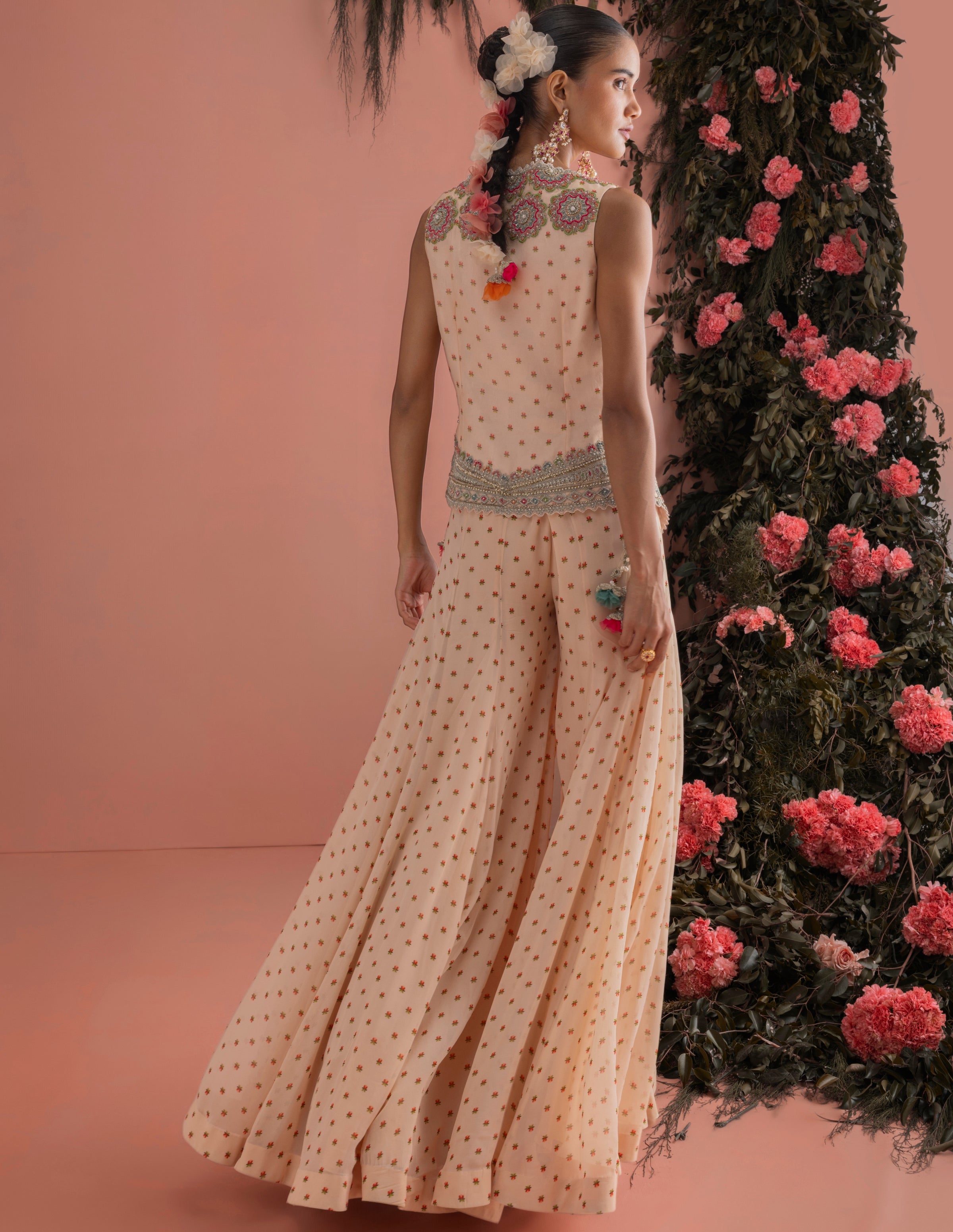 Minhal Jacket & Flared Pants