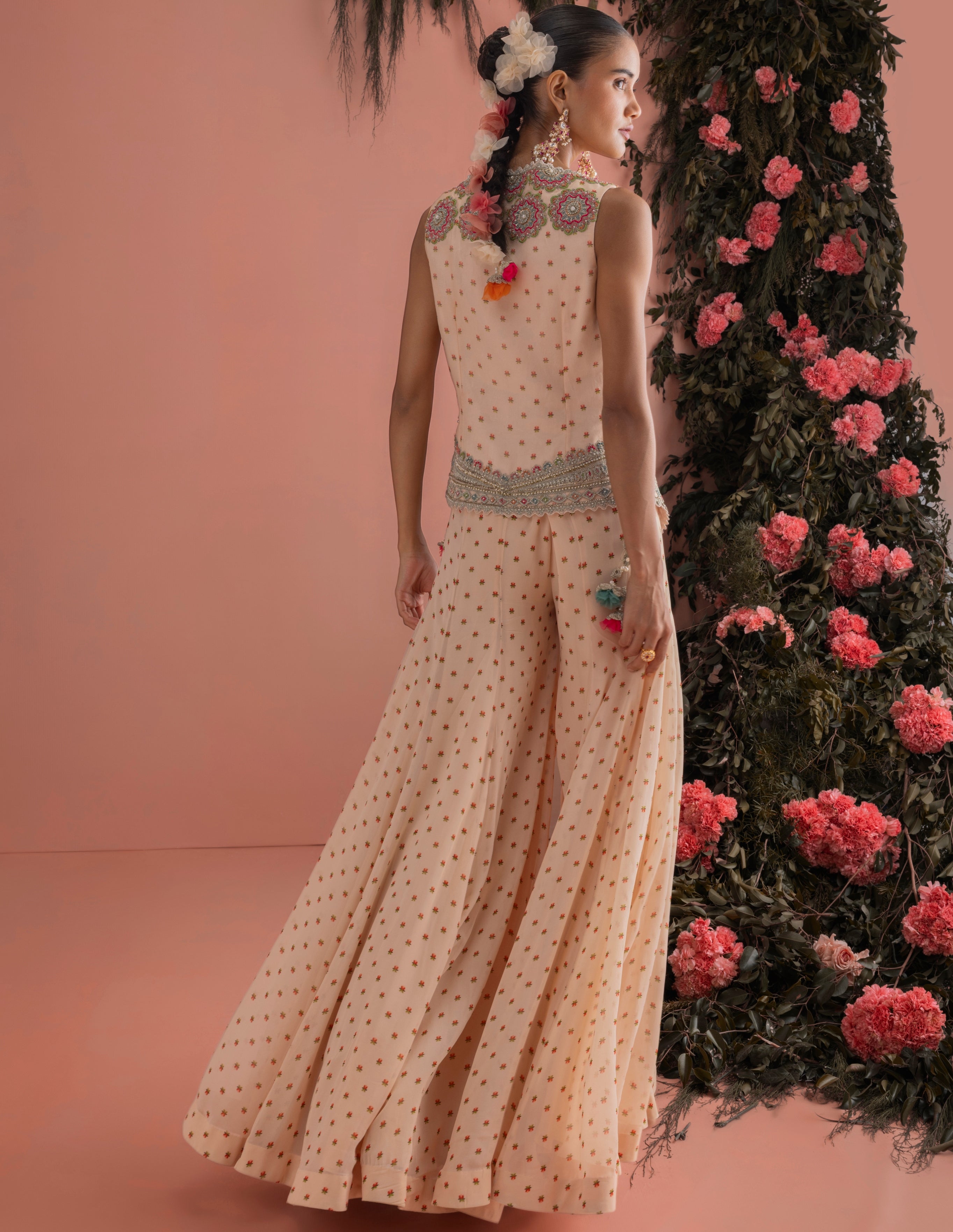 Minhal Jacket & Flared Pants