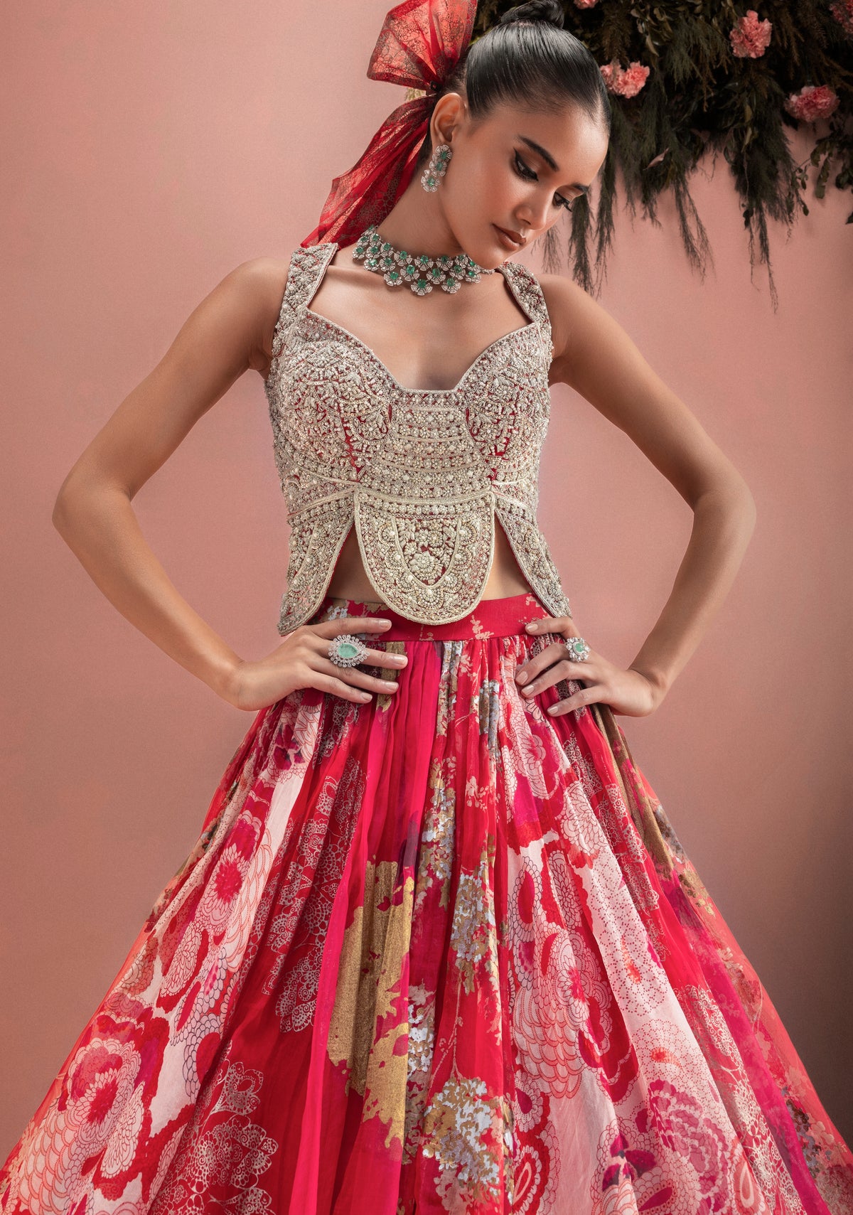 Afra Lehenga Set