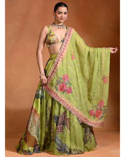 Kiwi Lehenga Set