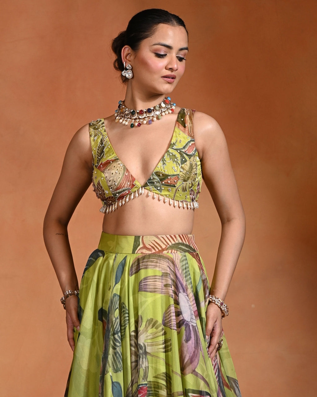 Kiwi Lehenga Set