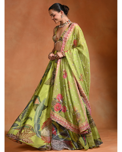 Kiwi Lehenga Set
