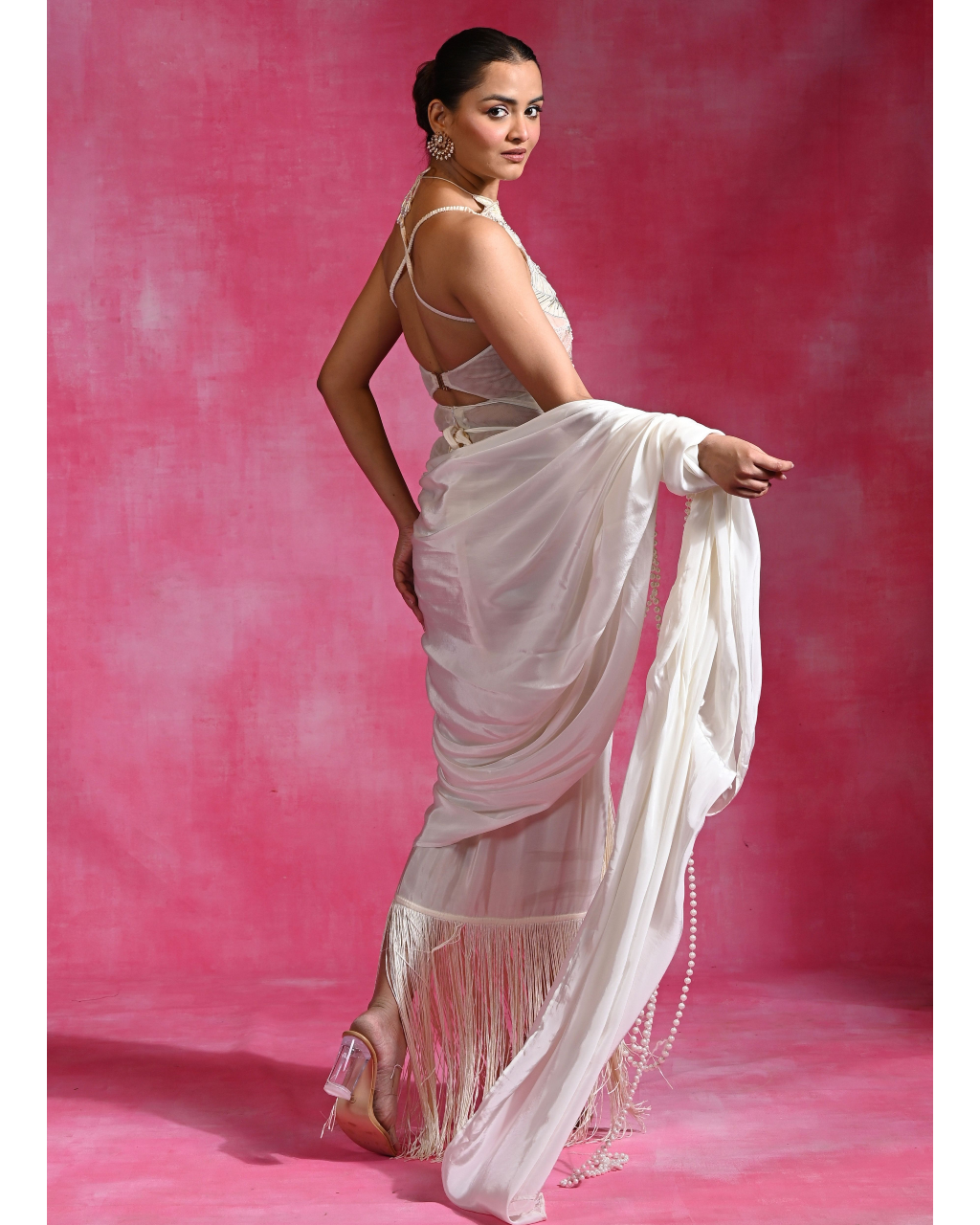 Pearl Ivory Drape Set