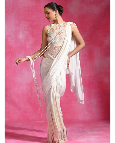 Pearl Ivory Drape Set