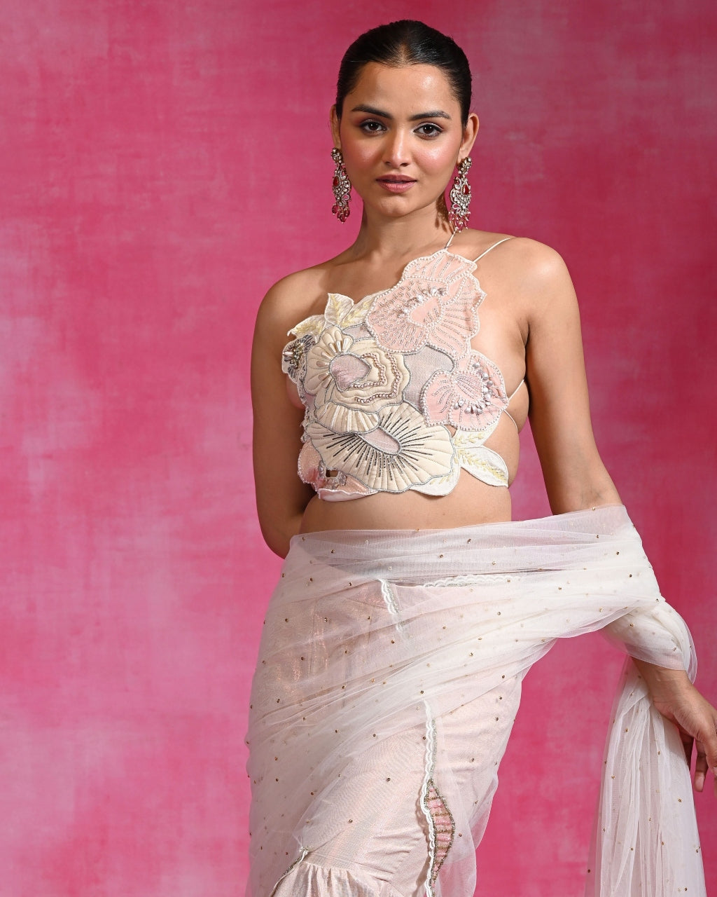 Ebony Haze Sari