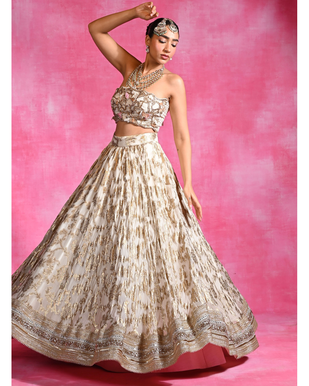 Ebony Lehenga Set