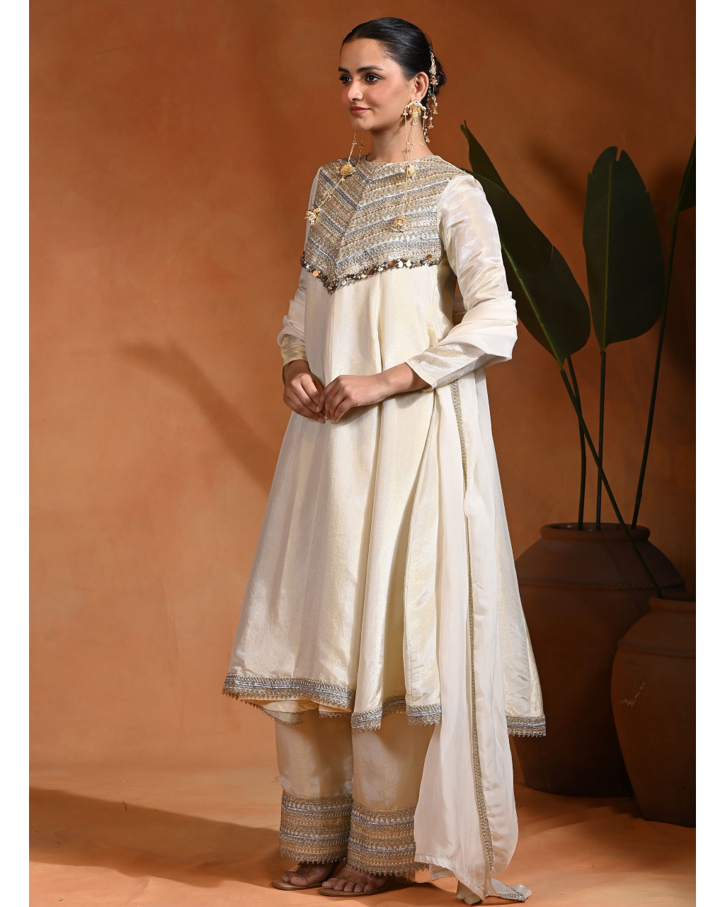 Ivory L04 Anarkali Set