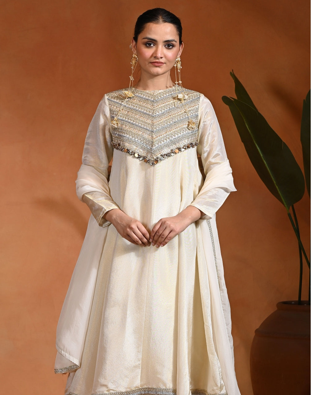 Ivory L04 Anarkali Set
