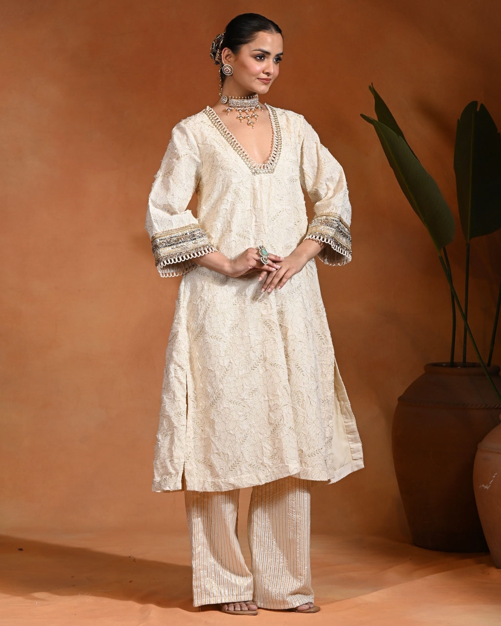 Ivory Shubhra Set