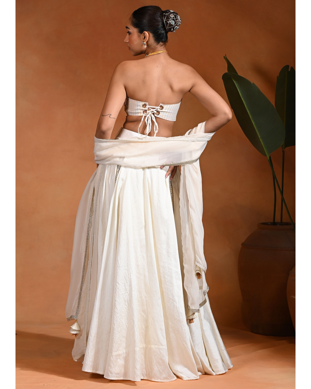 Dilbar Ivory Lehenga Set