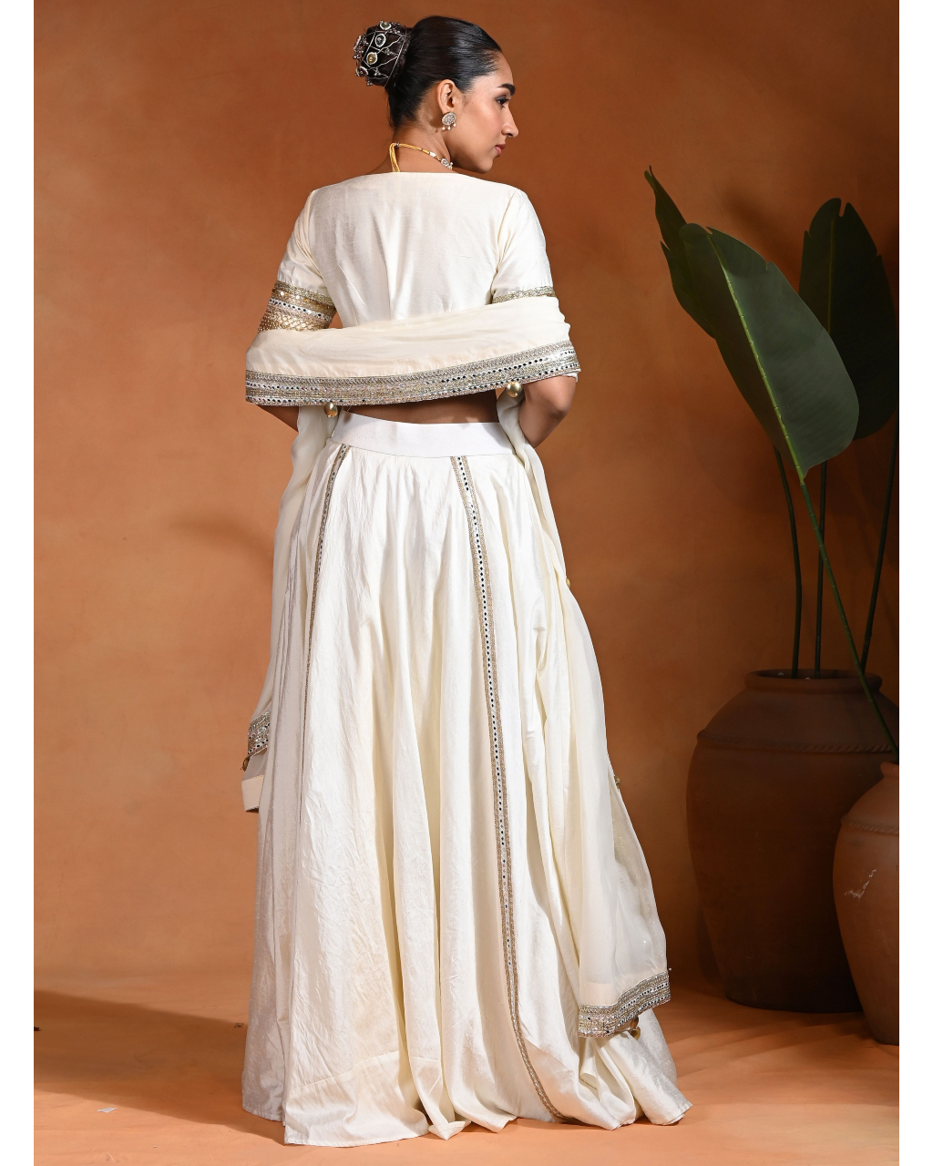 Star Ivory Lehenga Set