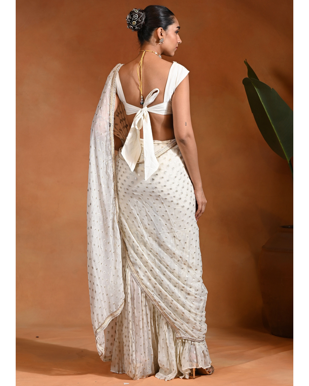 Rooh Pant Sari Set