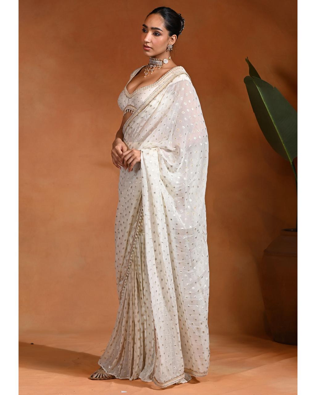 Rooh Pant Sari Set