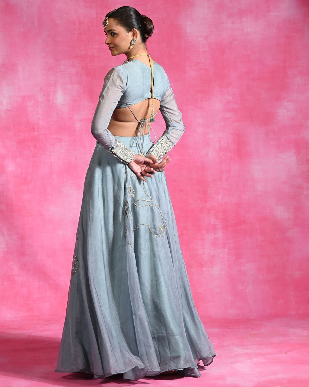 Icy Garnet Set Lehenga Set