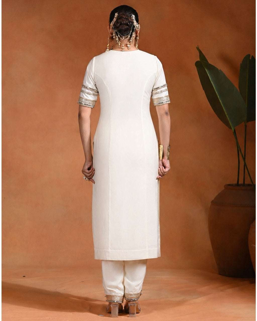 Ivory Acrine Kurta Set