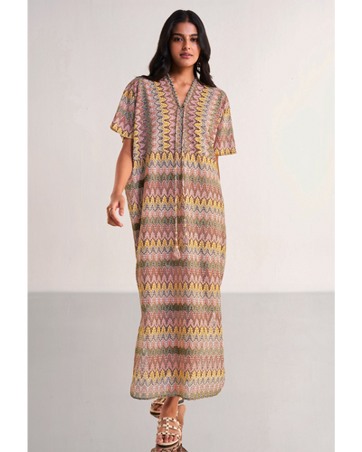 Multicolour Crochet Knit Maxi