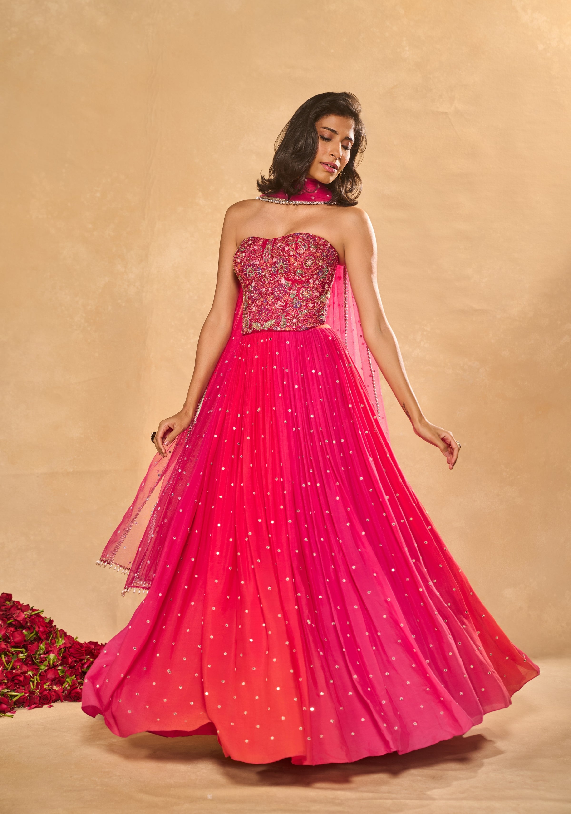 Aries Corset Lehenga Set