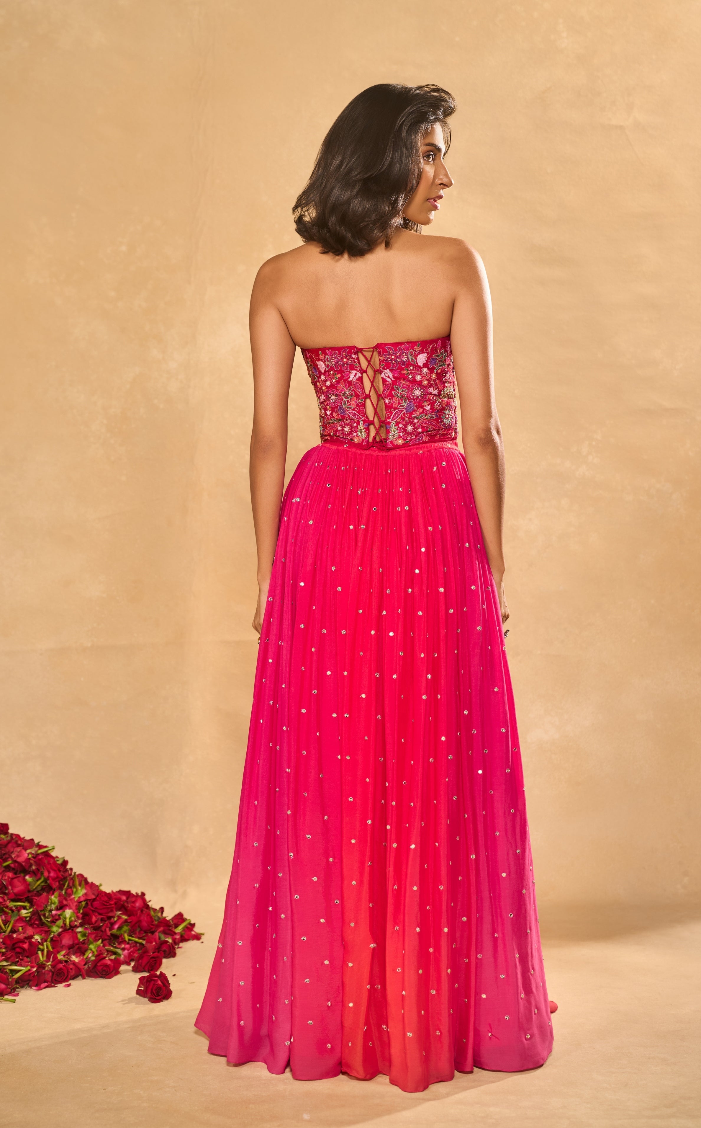 Aries Corset Lehenga Set