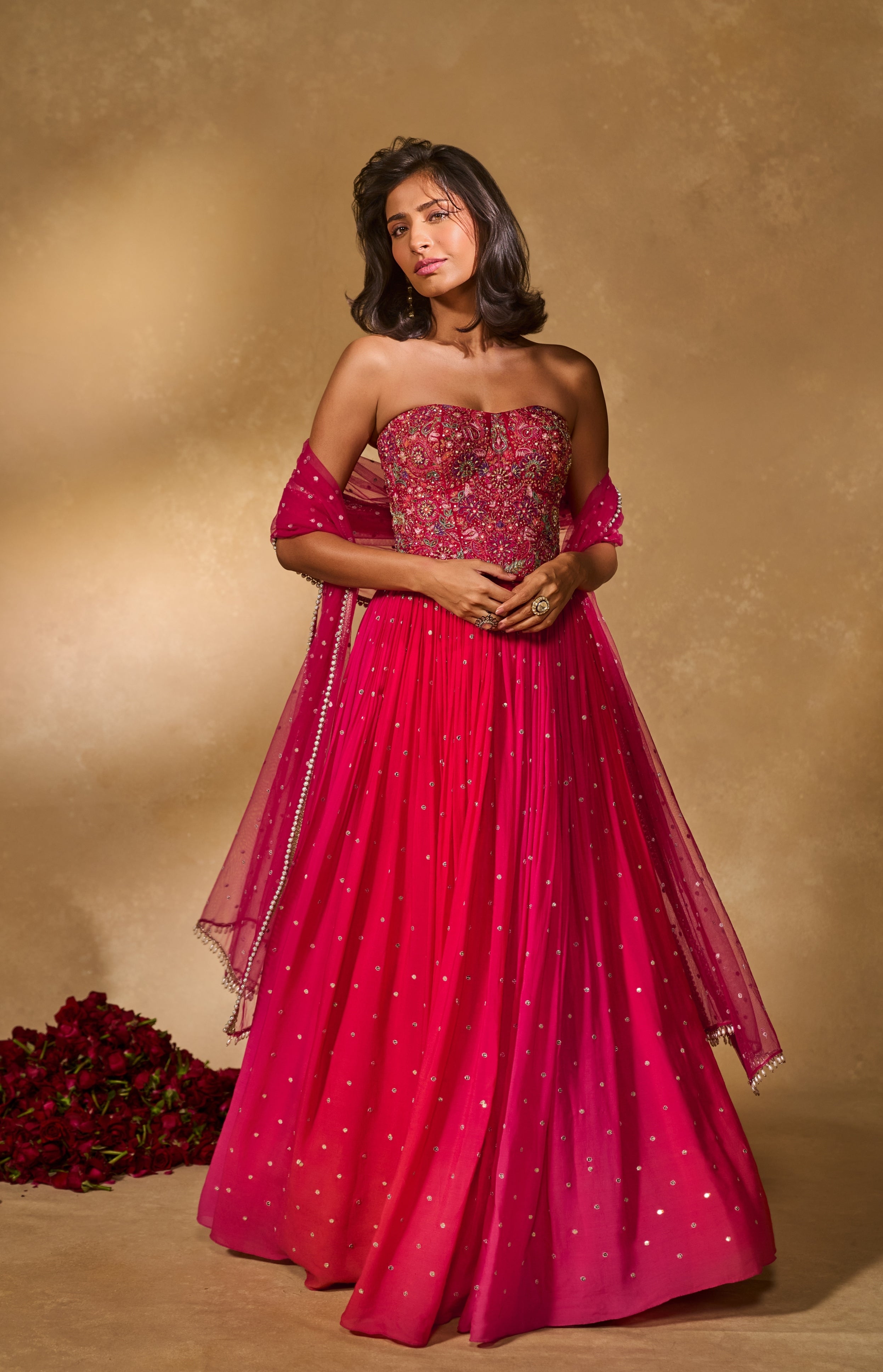 Aries Corset Lehenga Set