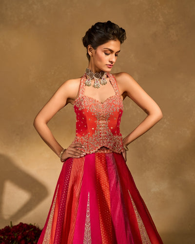 Orange Naina Lehenga Set