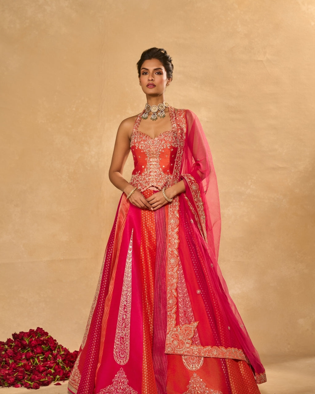 Orange Naina Lehenga Set