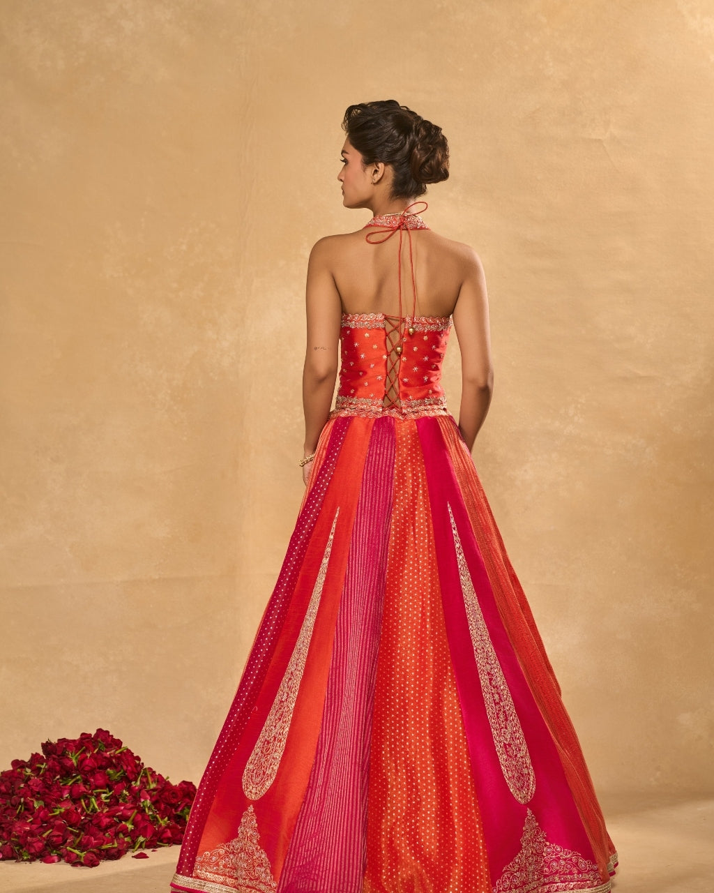 Orange Naina Lehenga Set