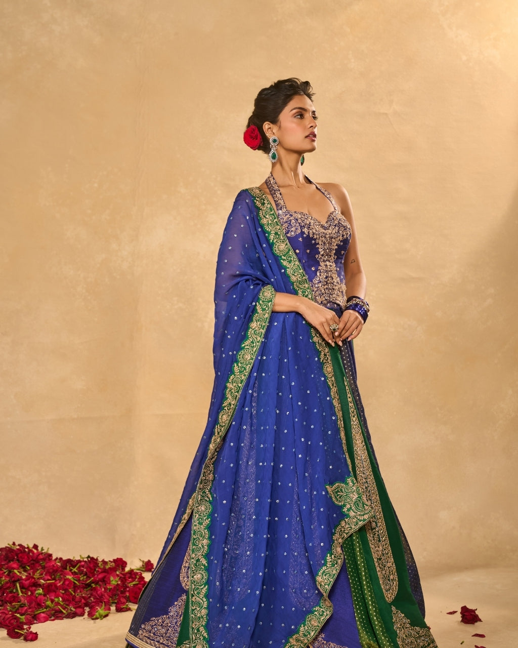 Blue Naina Lehenga Set