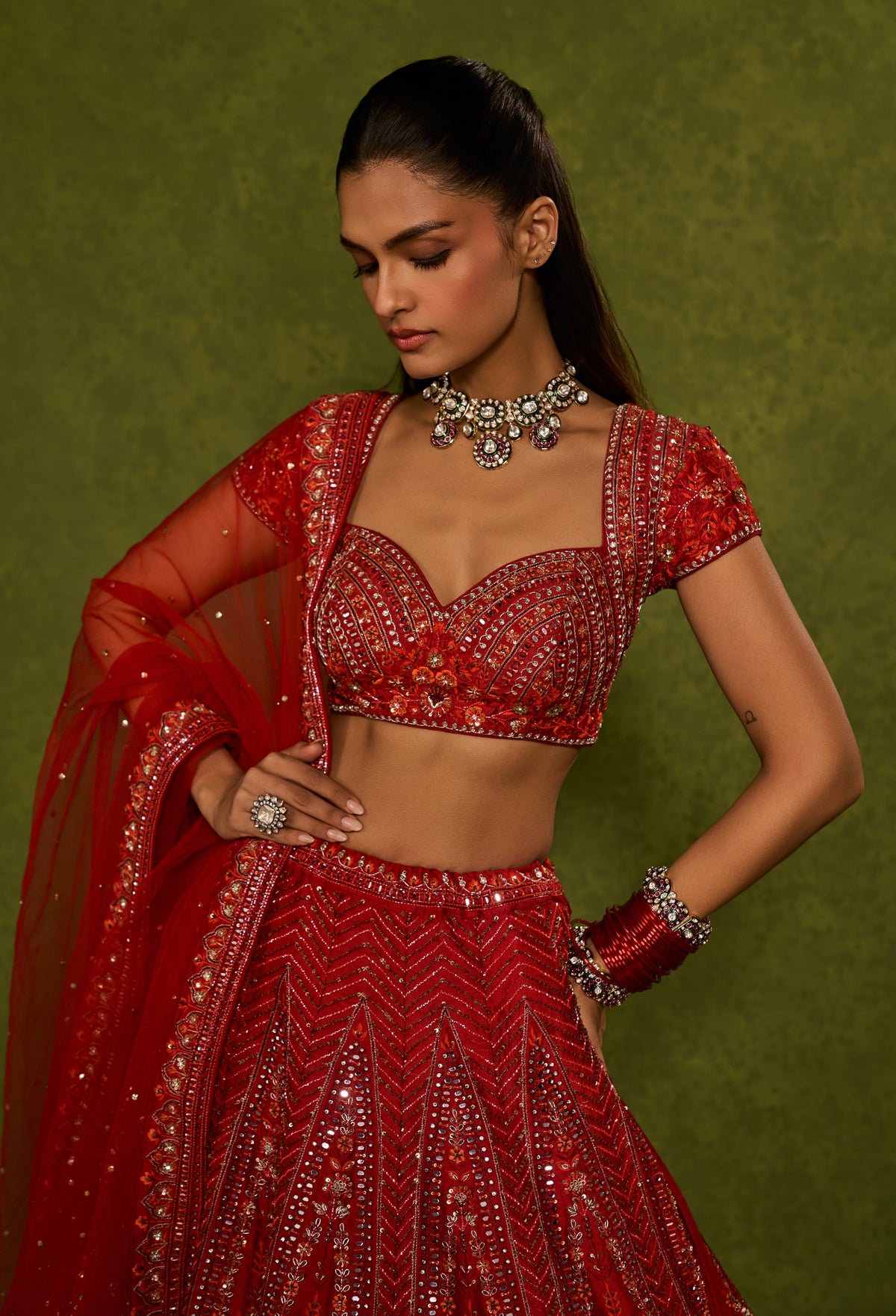 Indira Lehenga Set