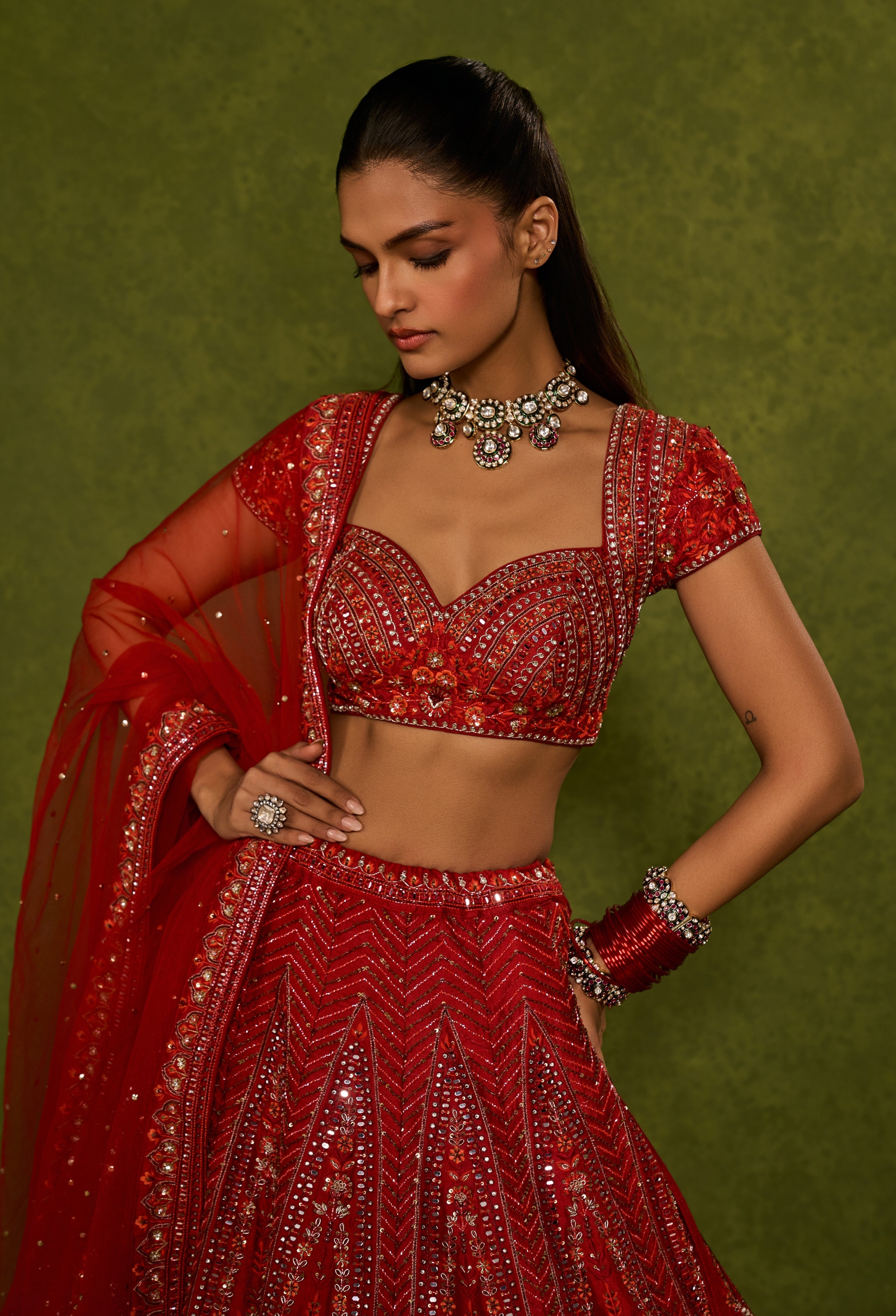 Indira Lehenga Set