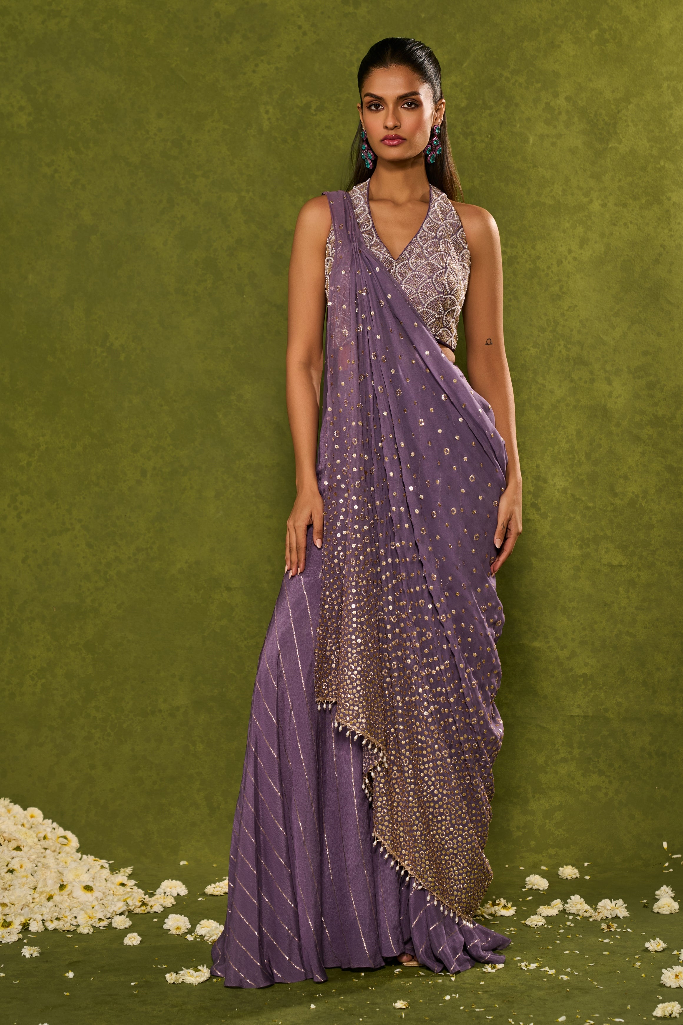 Hunar Drape Pant Sari