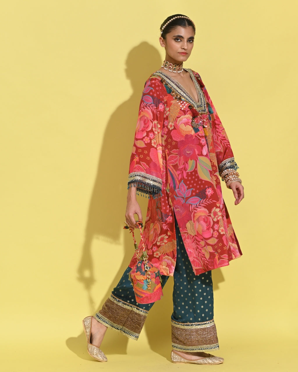 Ruby Choga Set