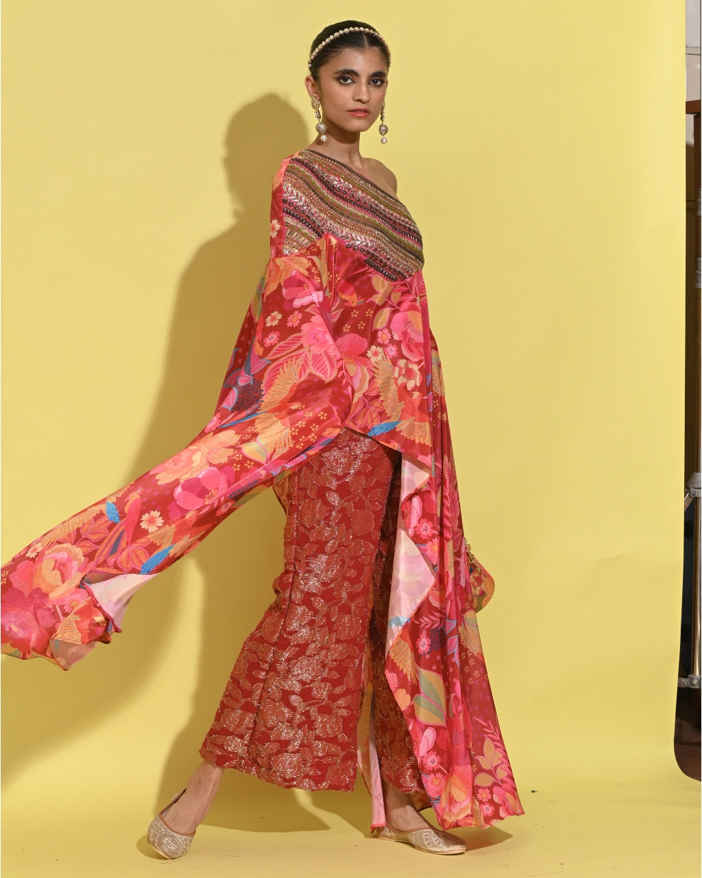 Ruby Drape Cape Set