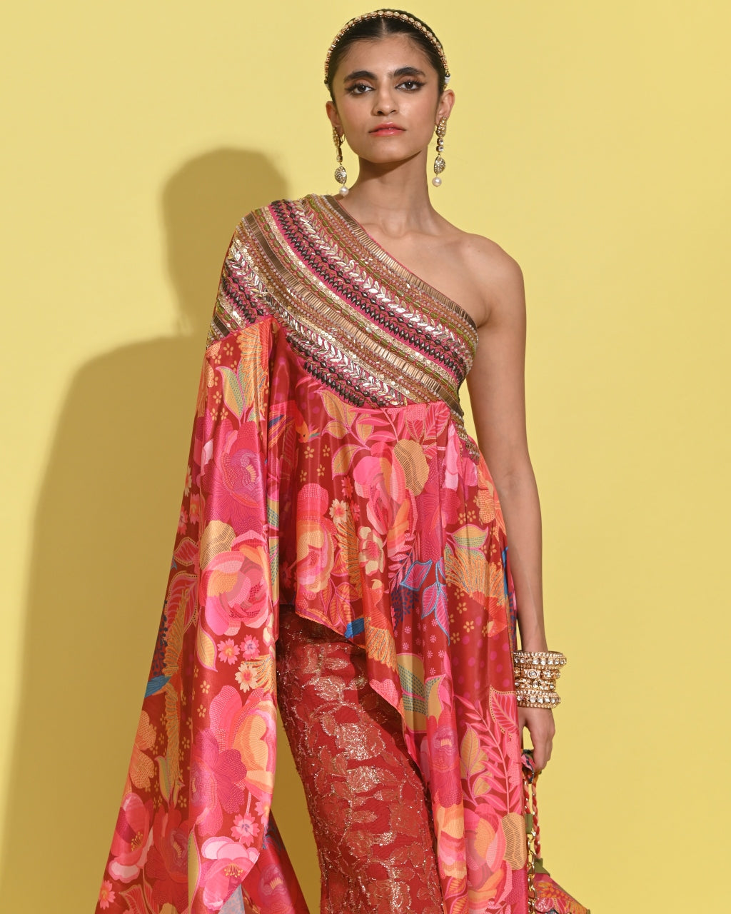 Ruby Drape Cape Set