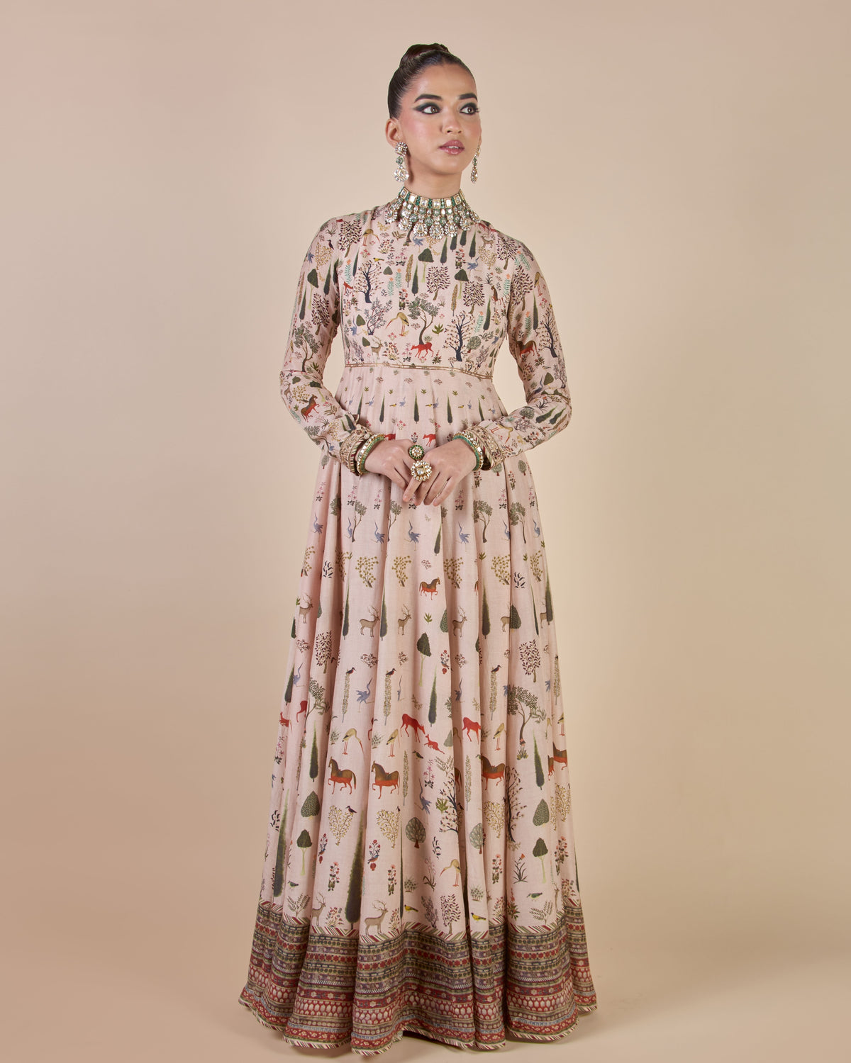 Rose Quartz Anarkali