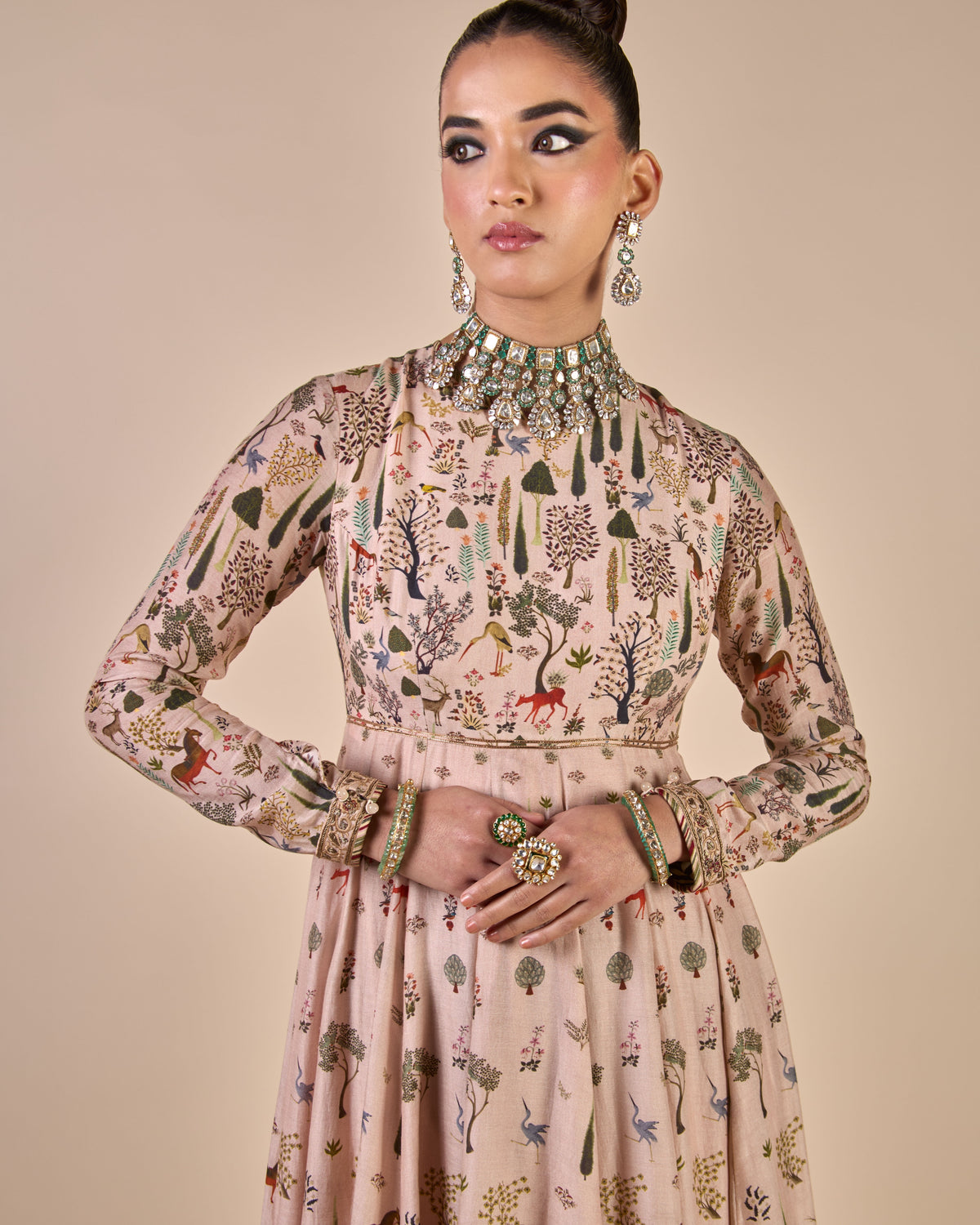 Rose Quartz Anarkali