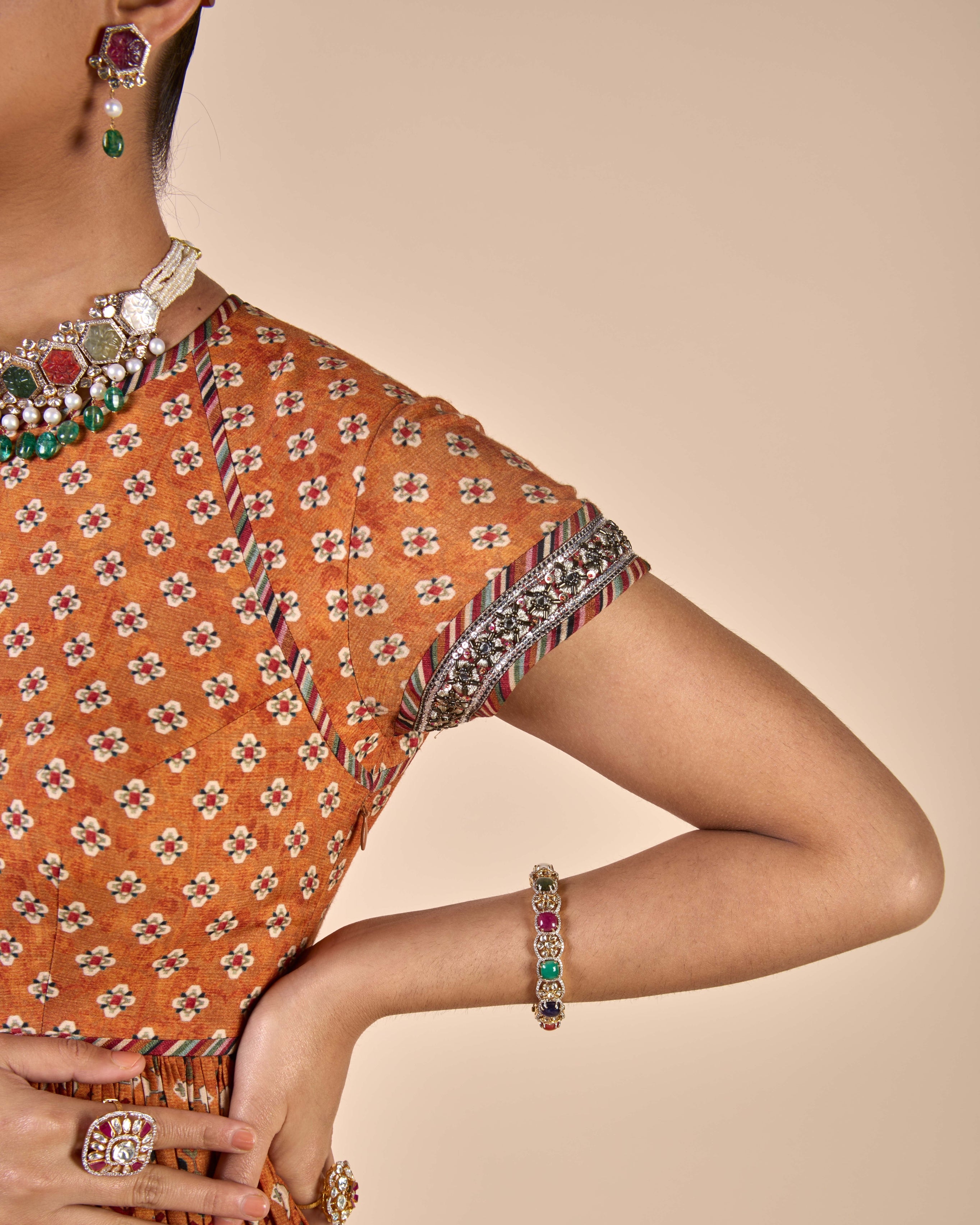 Rust Orange Maxi Dress