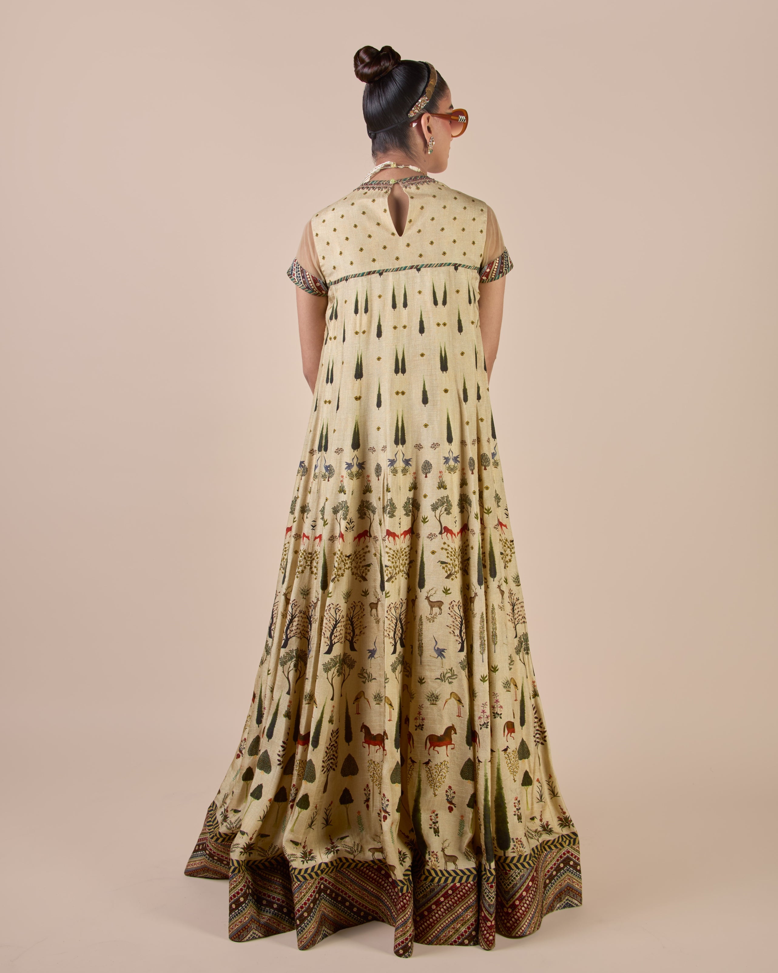 Crème Ivory Anarkali