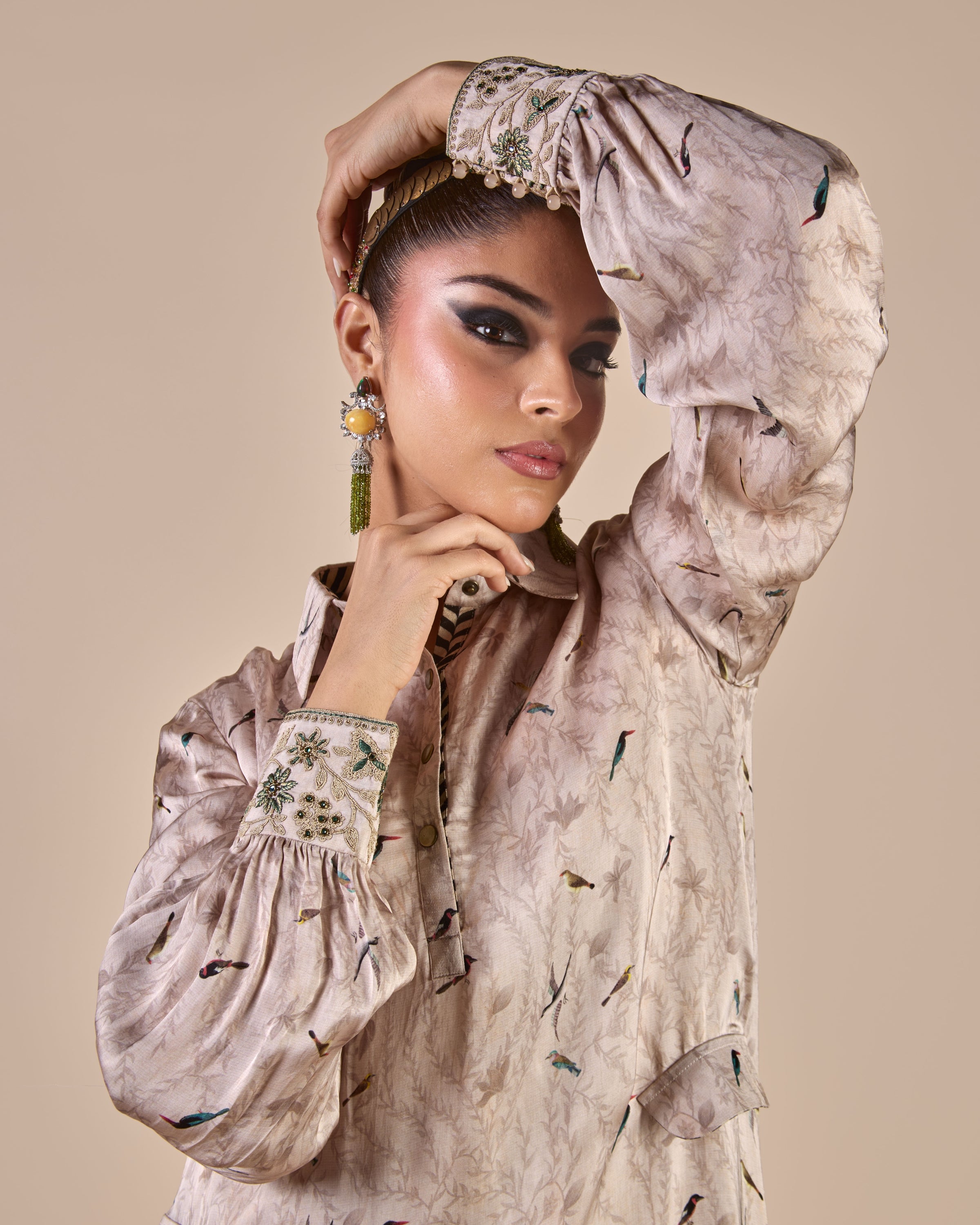 Blush Ivory Kaftan