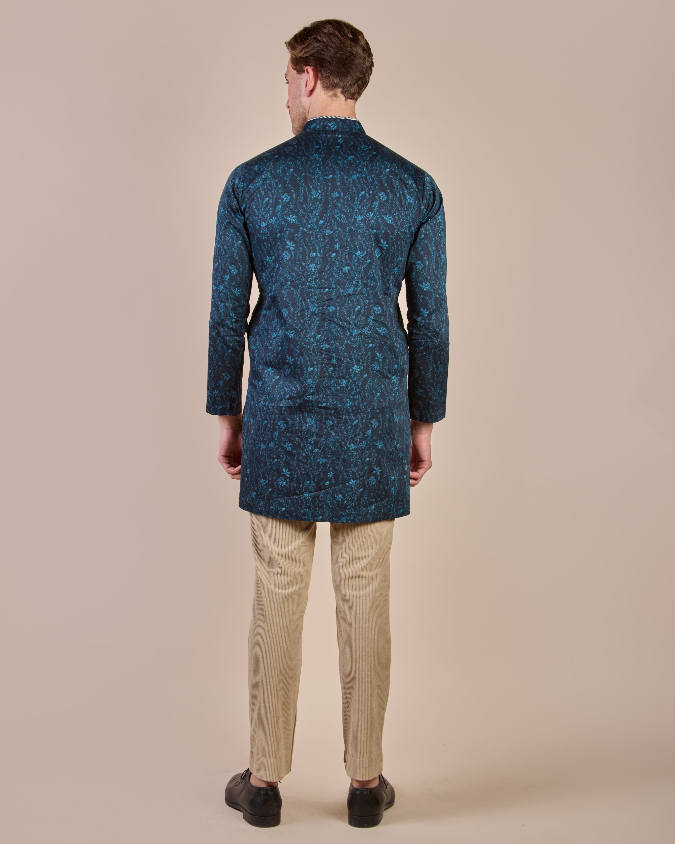 Prussian Blue Kurta