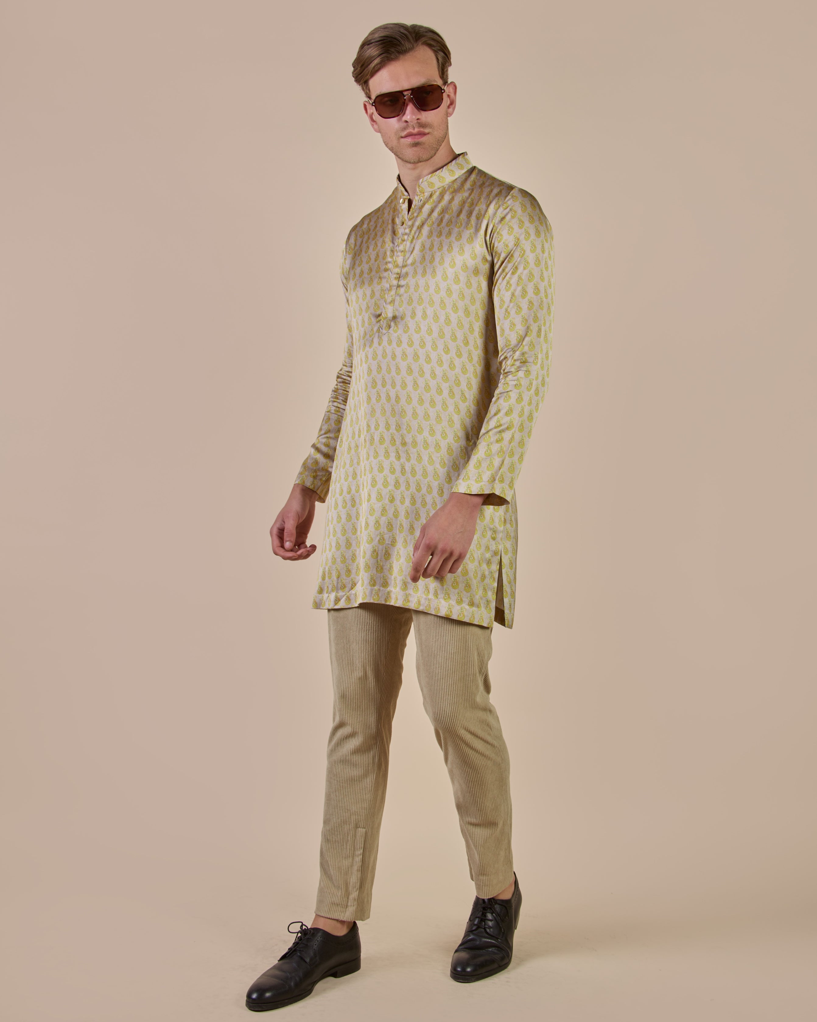 Olive Yellow Kurta