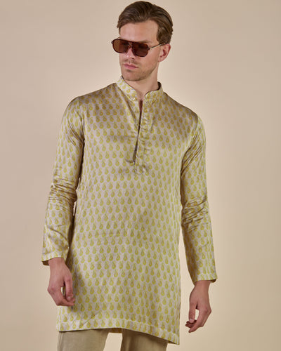 Olive Yellow Kurta